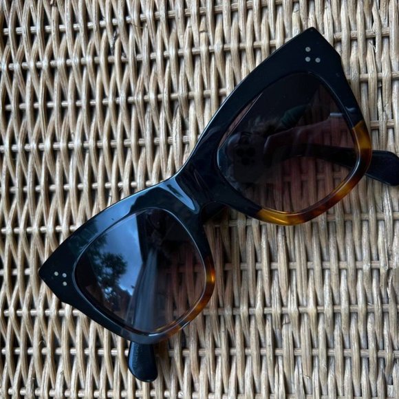 Celine BOLD 3 DOTS CL 4004IN Wayfarer Polarized Sunglasses - NEW - Picture 5 of 7